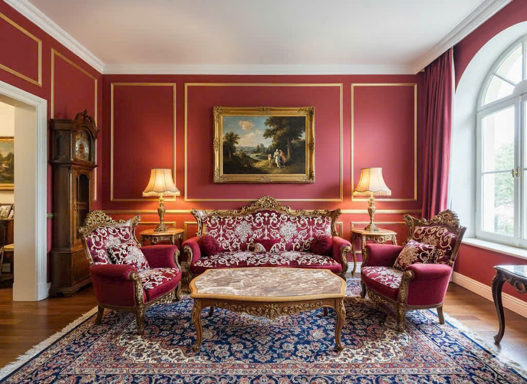 BỘ BÀN GHẾ HOÀNG GIA TÂN CỔ ĐIỂN